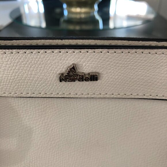 Nardelli Women’s White Black Bag Purse - Picture 5 of 12